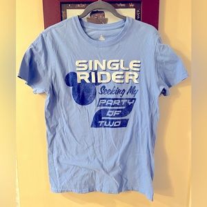 Disney single rider shirt